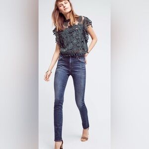 Citizens Of Humanity Carlie Dark Blue High Rise Skinny Jeans Size 27